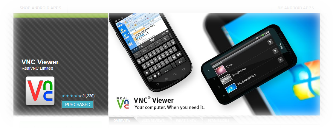 realvnc viewer android